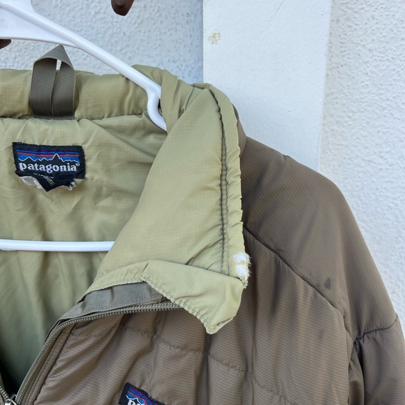 Khaki Sage 2001 Men's Patagonia Down Puffer Jacket (Large) - Picture 5 of 9